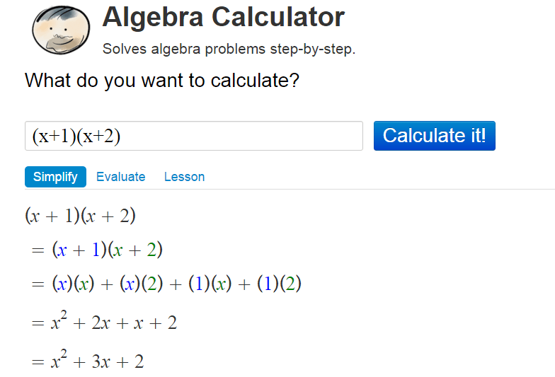 Solve math problem online