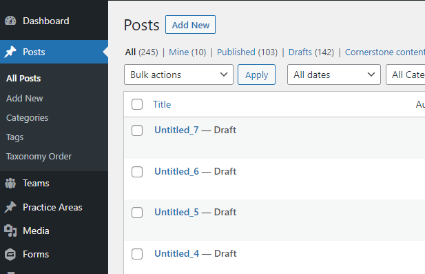 How To Deal with Auto-Draft Posts Getting Created by Themselves - Edge Talk